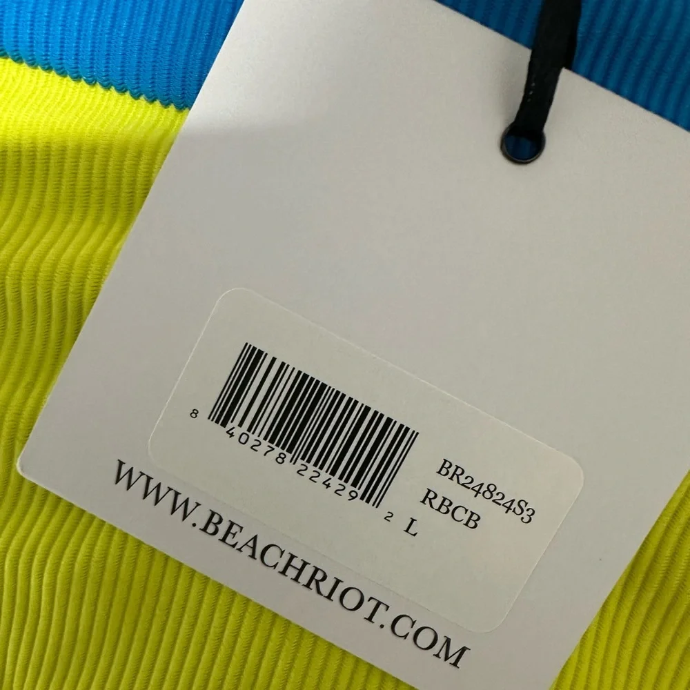 Beach Riot Colorful High-Waisted Bikini Bottom - Picture 7 of 8